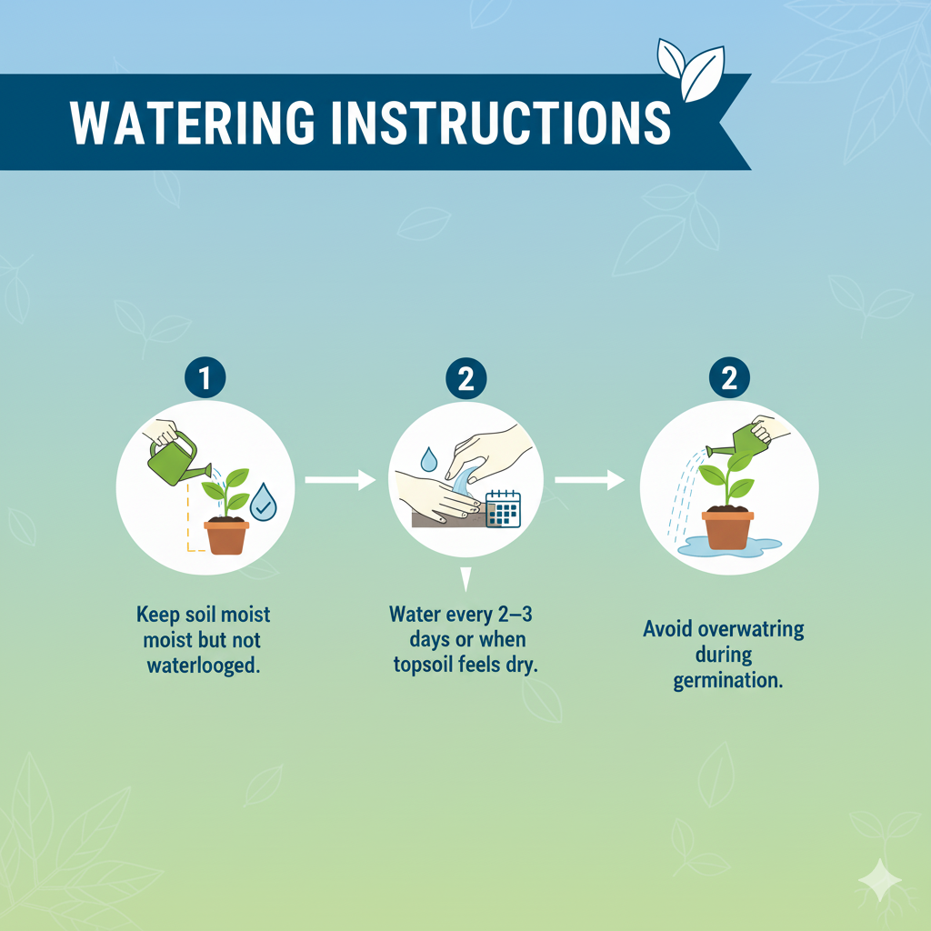 watering instructions