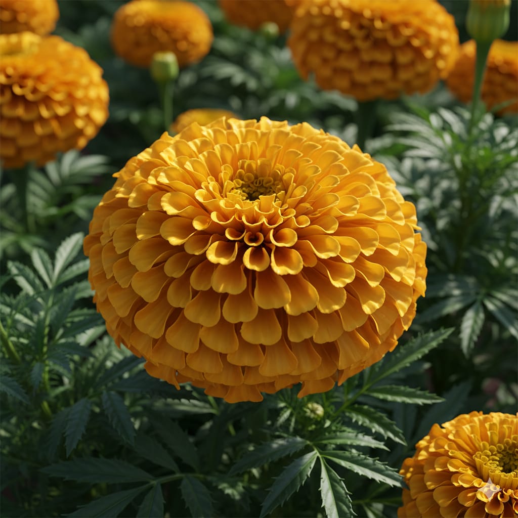 Inca Gold Marigold Flower