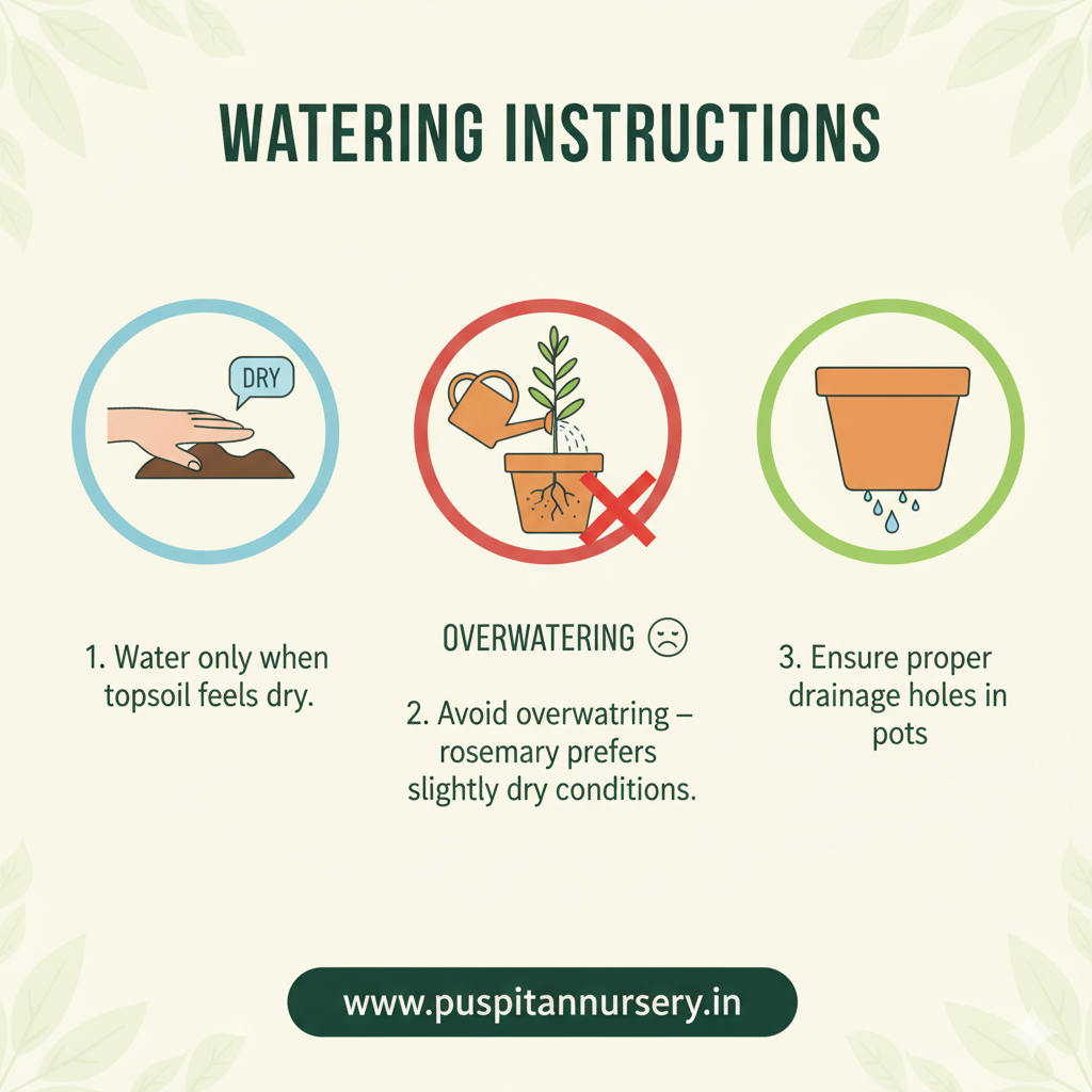 Resemary Watering Instructions