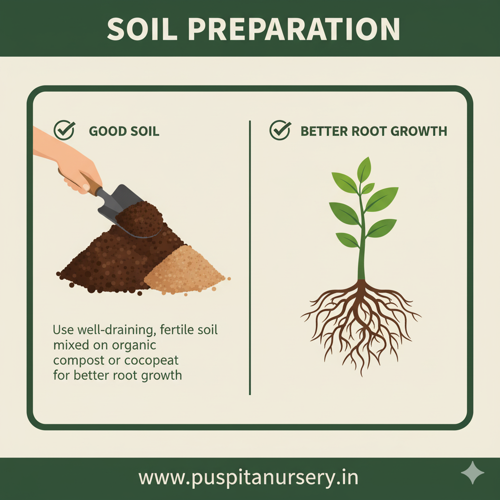 aster double mixed Soil Preparation