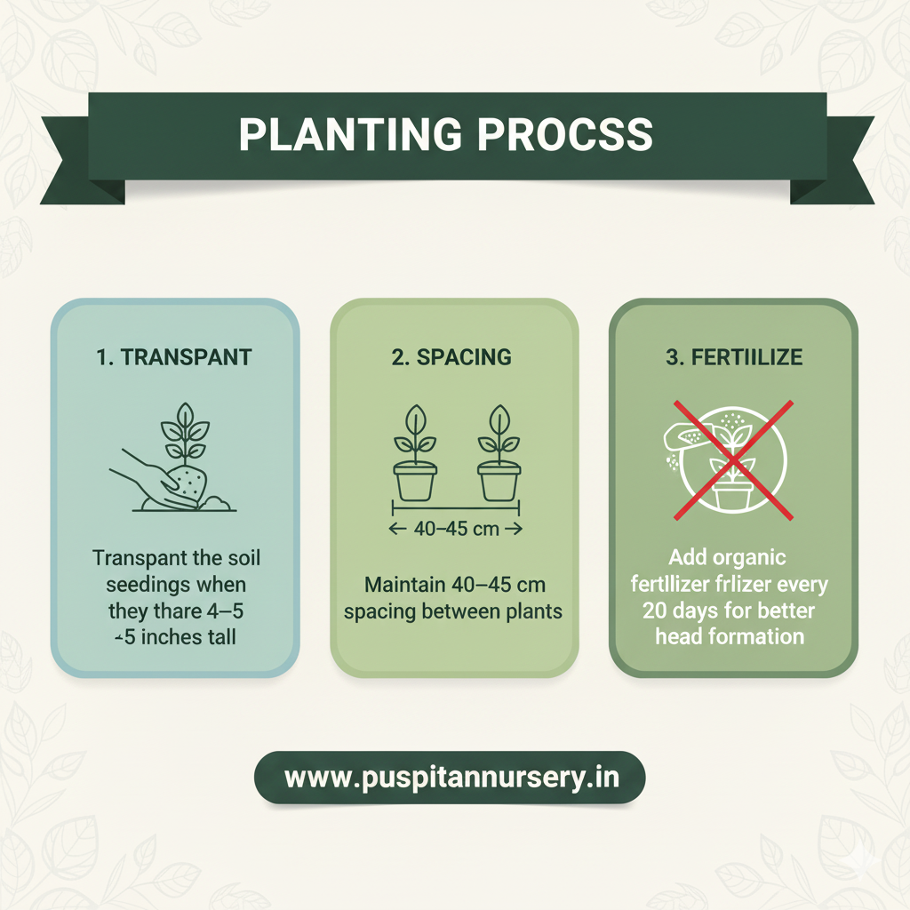 broccoli Planting Process