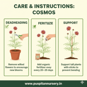 cosmos mixed Care & Instructions