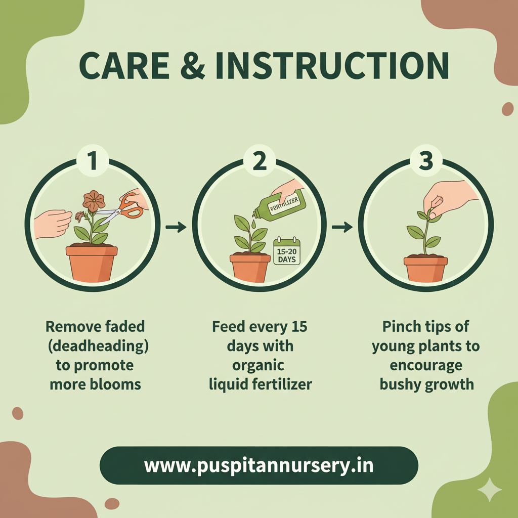 petunia mixed Care & Instruction