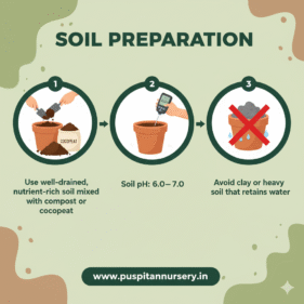 petunia mixed Soil Preparation