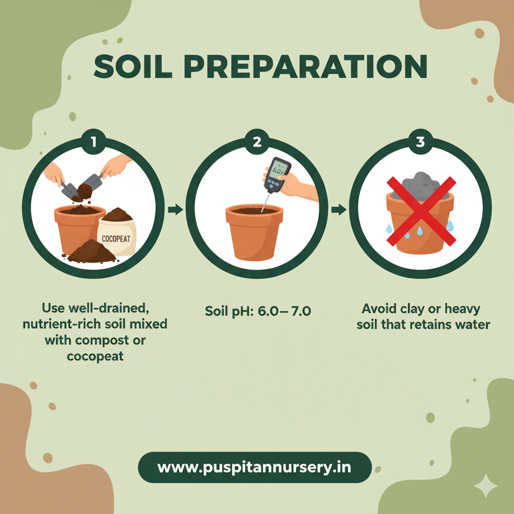 petunia mixed Soil Preparation