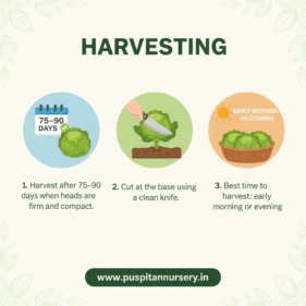 red cabbage Harvesting